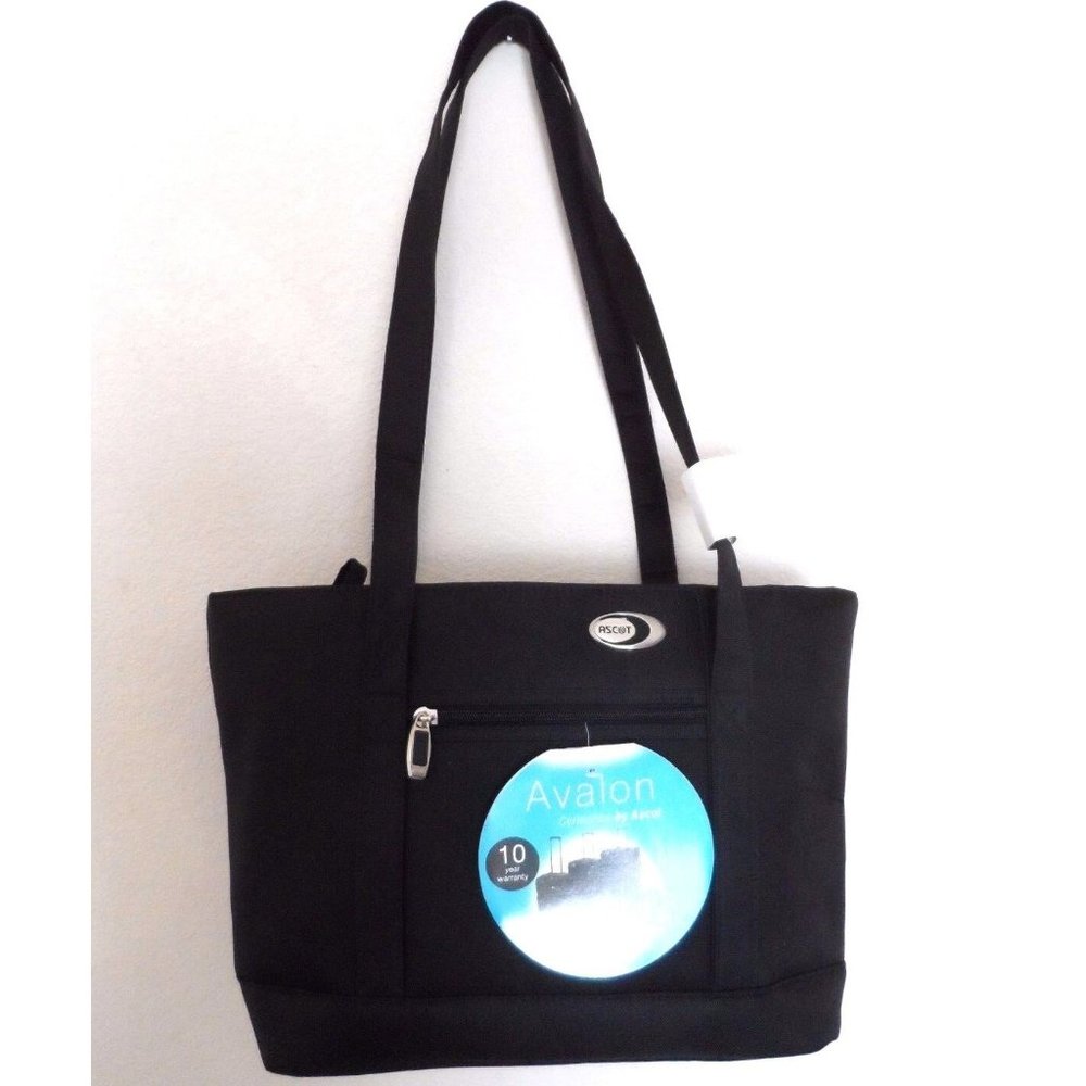Women's Avalon by Ascot Tote 19" x 12" x 7" Black